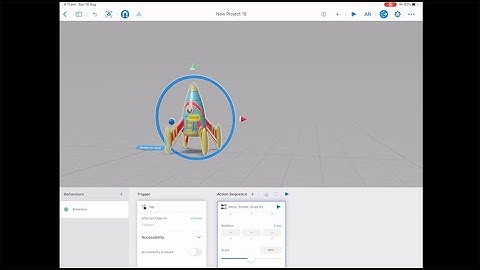 Reality Composer Rocket and Tennis Ball