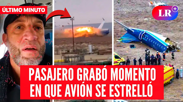 Avión se ESTRELLA e INCENDIA con 67 PERSONAS a bordo en Kazajistán | #LR