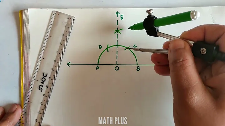 How to Construct angles of 75° and 105° using compass | Draw a 75° angle | Draw a 105° angle