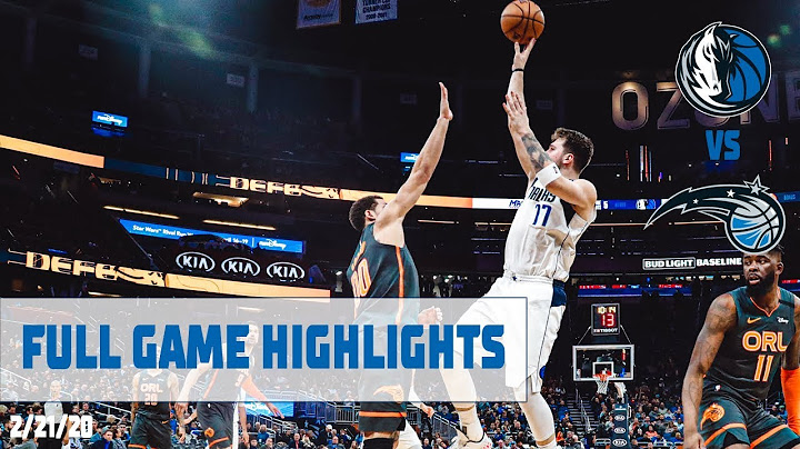 Luka Doncic (33 Points) Highlights vs. Orlando Magic
