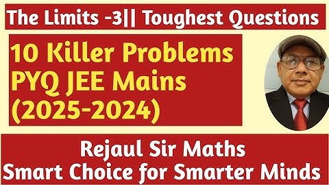 “🎯 PYQ Limits-3|| 10 Most Important PYQ