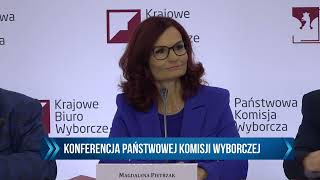 Podano Cząstkową Frekwencję W Referendum. Konferencja Państwowej Komisji Wyborczej Tv Republika