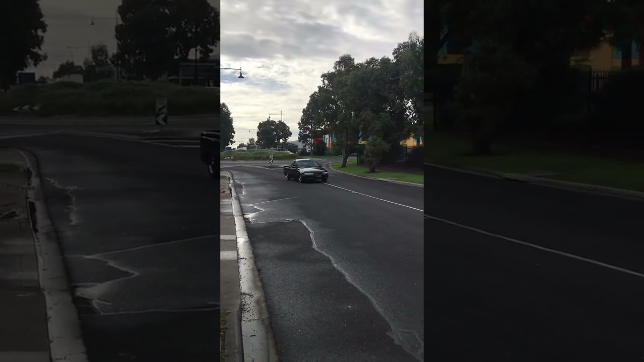 Holden VS in the wet 