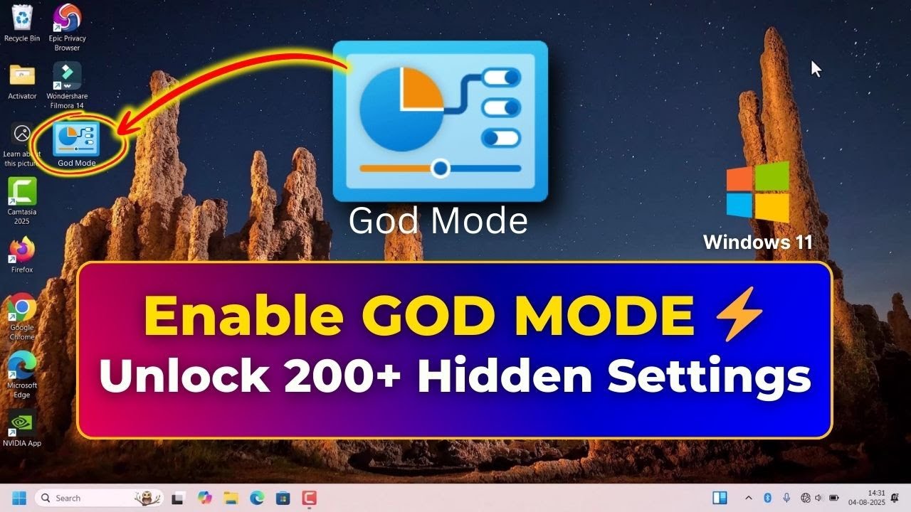 How to Enable Windows 11 God Mode? – Unlock All Hidden Settings! - YouTube