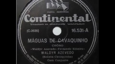 Thumbnail of Waldir Azevedo — Mágoas de Cavaquinho (1952)