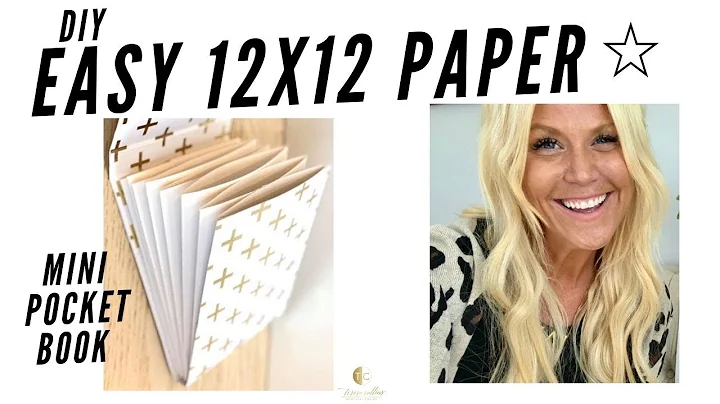 DIY Easiest Mini Accordion Pocket Book EVER!!! 12x...