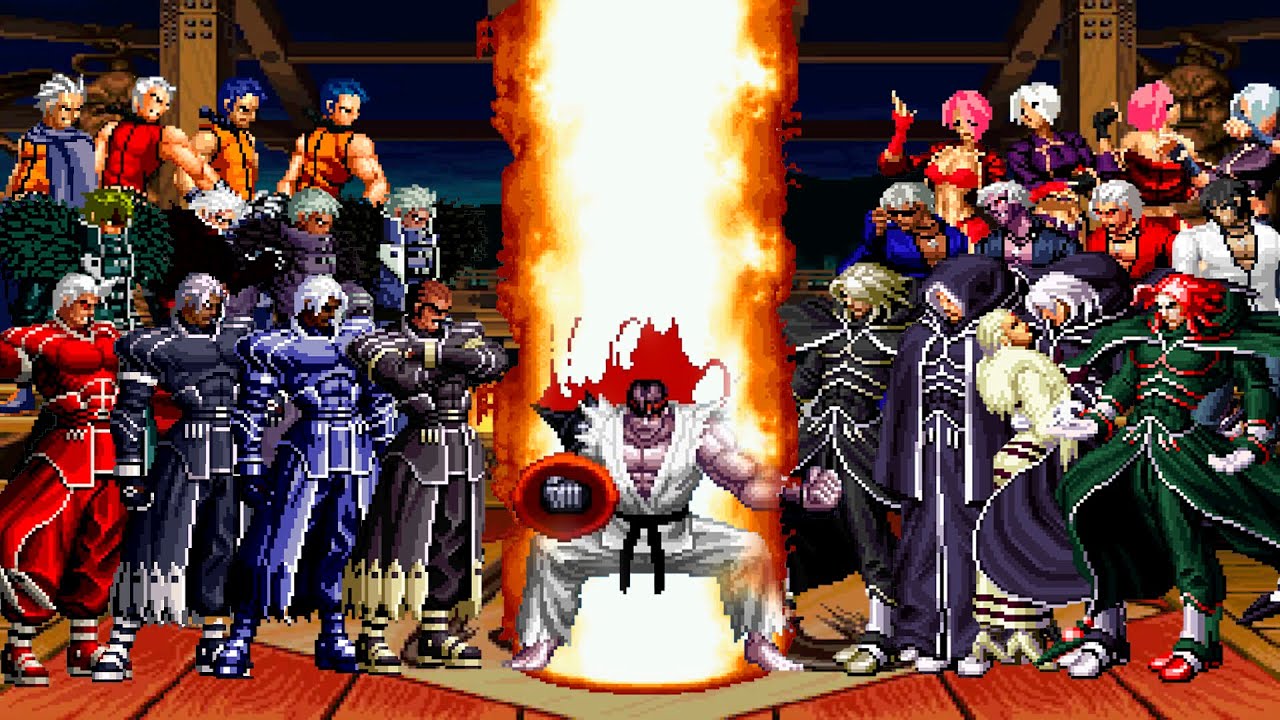 Cyber Ryu Vs Super BOSSES NESTS Team Mugen - YouTube