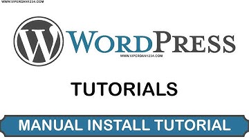 WordPress - Manual Install Tutorial - 8 Easy Steps (Manually Installing Wordpress)