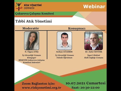 RİSKYÖN WEBINAR: Tıbbi Atık Yönetimi