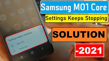 Fix settings keeps stopping samsung m01 Core problem | samsung m01 core settings keeps stopping