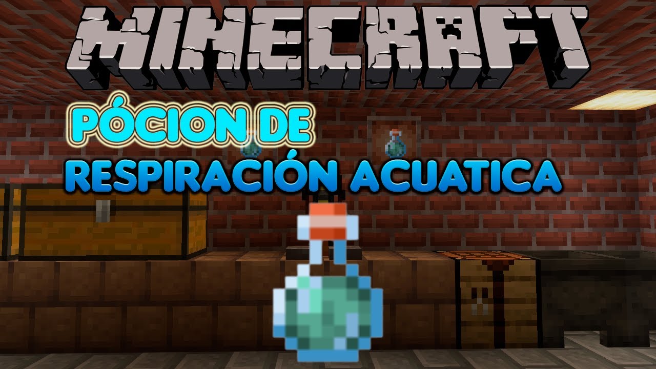 Como hacer pocion de respiración actuatica en minecraft - YouTube