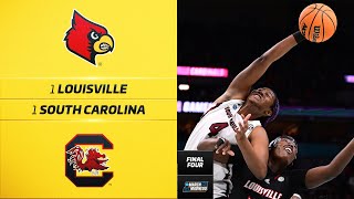 South Carolina vs. Louisville - Women’s NCAA tournament Final Four highlights