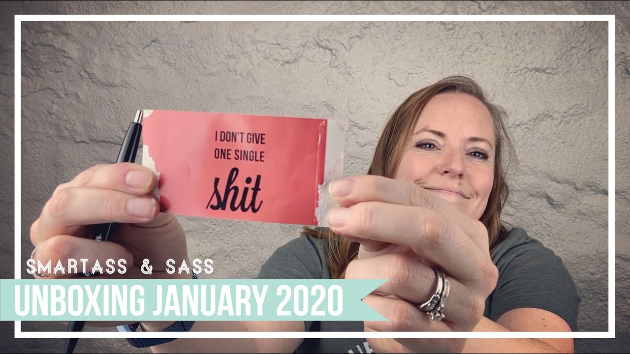 January 2020 Unboxing : Smartass & Sass Subscription Box