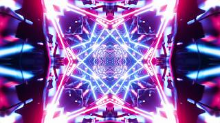 4K Screensaver | Glowing Geometric Shapes &amp; Intricate – Psychedelic VJ Loop (No Sound)