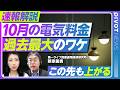 【10月分が過去最大】電気料金はこの先も上がる／物価上昇が再び賃金上昇を上回る可能性／補助金で隠された原油危機／半年遅れで訪れる価格転嫁のタイムラグ／中東情勢の家計影響はここから