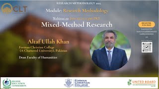 Webinar 10: Mixed Method Research | Research Methodology 2025 Course