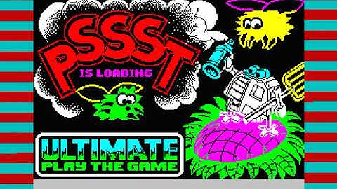 Pssst Loading Screen - ZX Spectrum