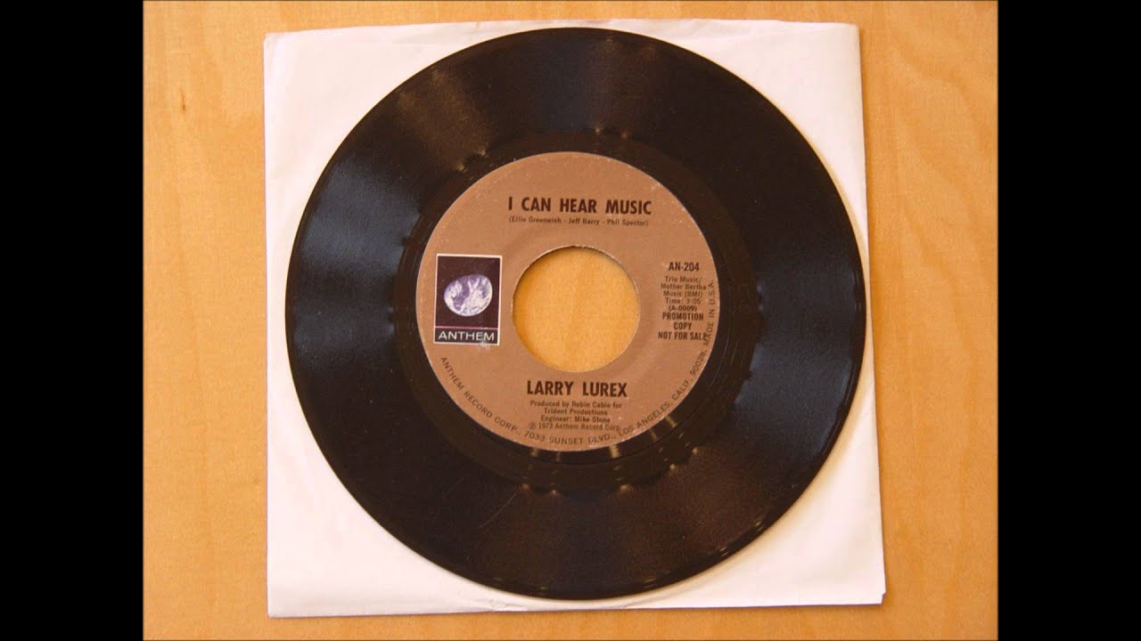 Larry Lurex I Can Hear Music A Side Youtube This song is a cover of i can hear music by the ronettes. youtube
