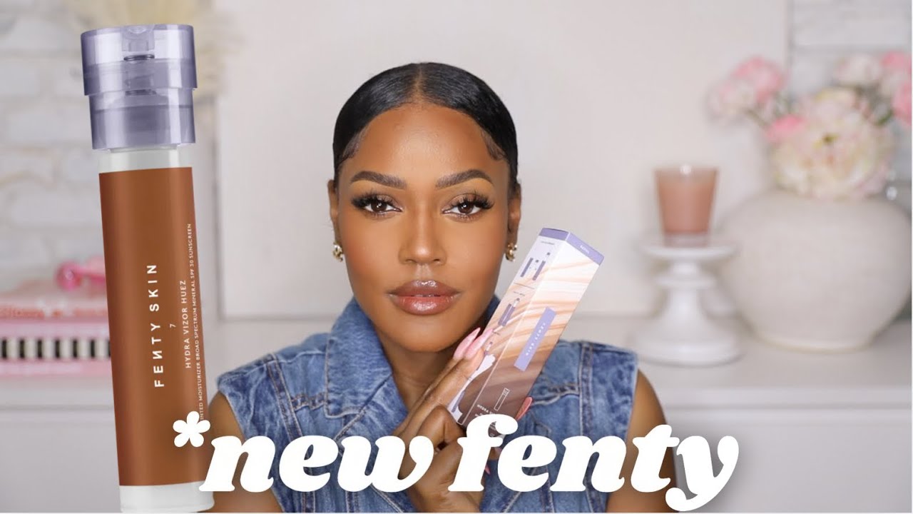 *NEW* FENTY SKIN Hydra Vizor Huez Tinted Moisturizer SPF 30 YouTube