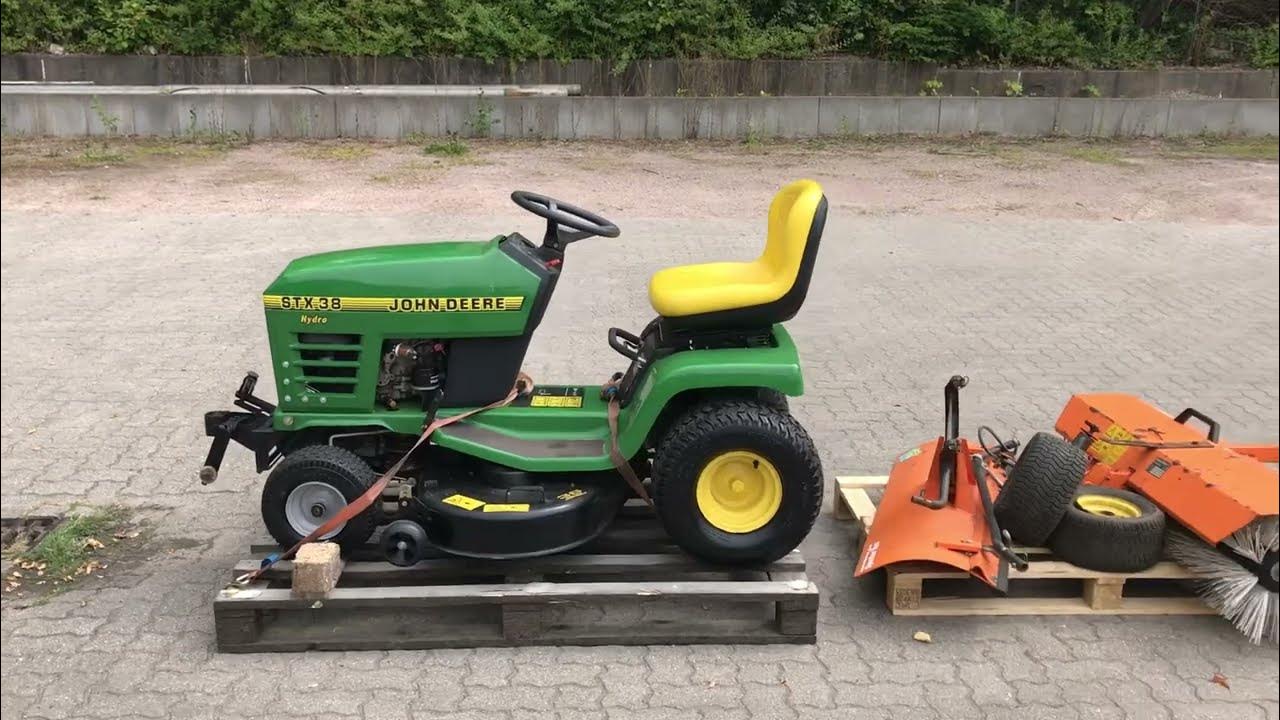 John Deere Traktor Trecker Aufsitzrasenmäher YouTube