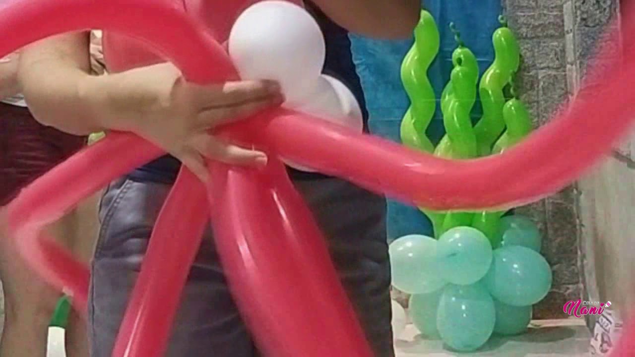 Decorando festa gastando pouco   FUNDO DO MAR