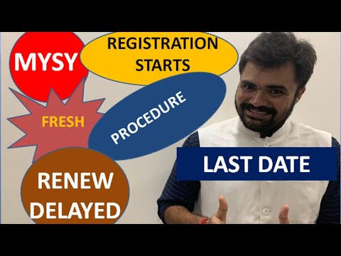 MYSY registration start | Last Date | Fresh Application | Renewal | Delayed | Engineering | Medical