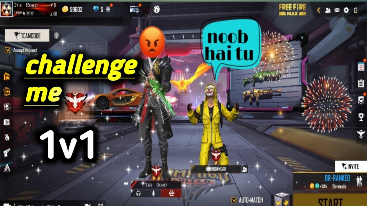 YELLOW CRIMINAL CHALLENGE ME 1V1 || 