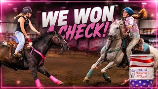 4TH OF JULY BARREL RACE VLOG! @Hunt.Farm.Ride.Traindogs @KateandElla121