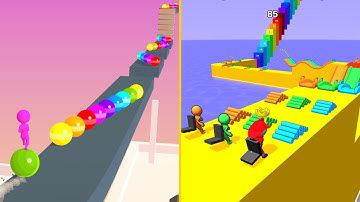 Stack Rider vs Ladder Race - All Levels Gameplay Walkthrough Android, iOS