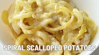 Spiral Scalloped Potatoes | Level up your side dish