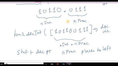 Fixed point decimal to/from binary conversion