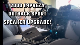 Replacing the Speakers in my 2000 Subaru Impreza Outback Sport