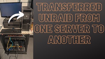 UnRaid van de ene server naar de andere overgebracht