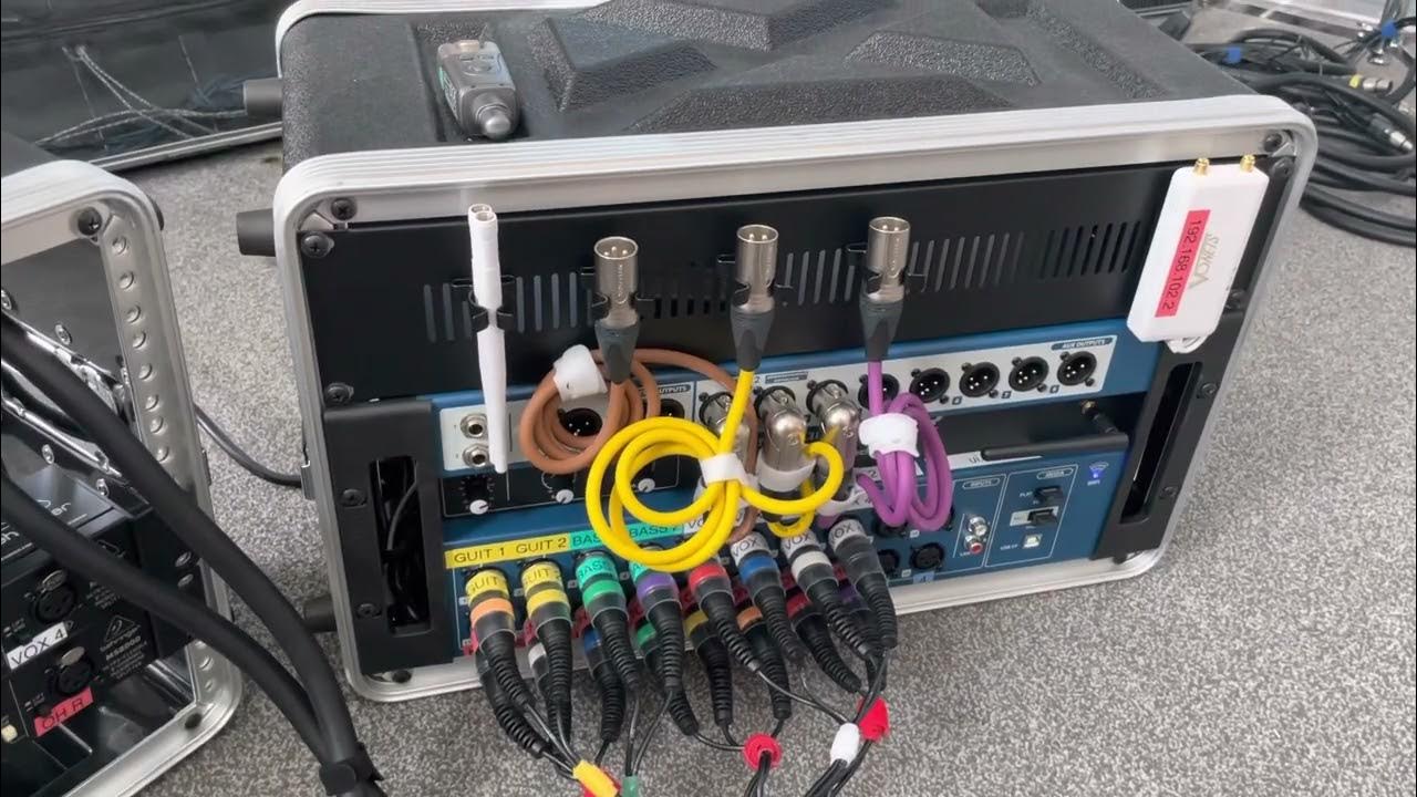 In ear monitor system Soundcraft UI24 YouTube