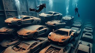 4000+ LUXURY CARS FOUND IN THE WORLD&#39;S LARGEST CARGO SHIP SUNK UNDER THE OCEAN!