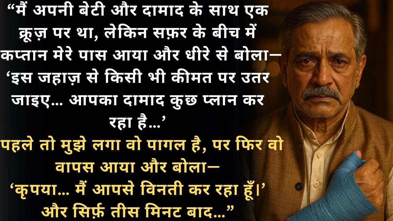 “जहाज़ छोड़ दीजिए,” क्रूज़ कप्तान ने कहा। और सिर्फ़ तीस मिनट बाद...