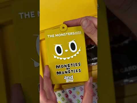 Topps Chrome Labubu x Pop Mart Monsters 10th Anniversary Hobby Box opening 👀