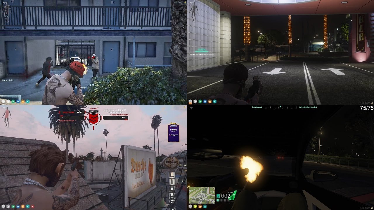 Hydra vs Saints - 3 Full Fights | NoPixel 4.0 GTA RP