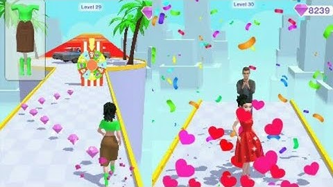 Dress Up Run 3D - All levels android,ios gameplay