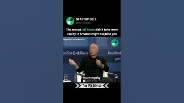 Jeff Bezos did not take more equity in Amazon and here’s why