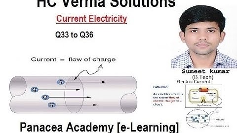 HC Verma Solutions Chapter 32 Q33 to Q36( Current Electricity )|| hcv chapter 32 Q33,Q34,Q35,Q36.