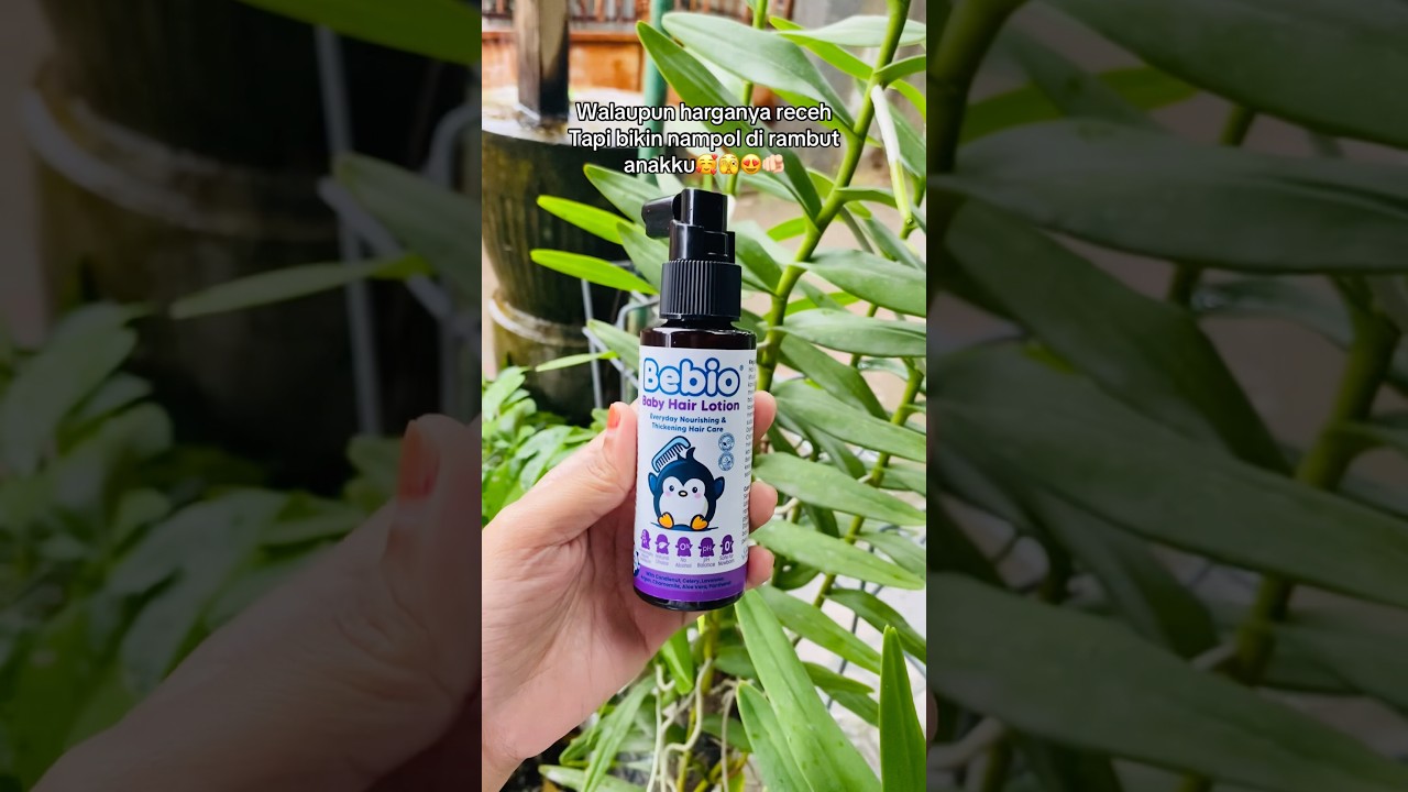 Emang juara 🥇 hair lotion by bebio ini!! 