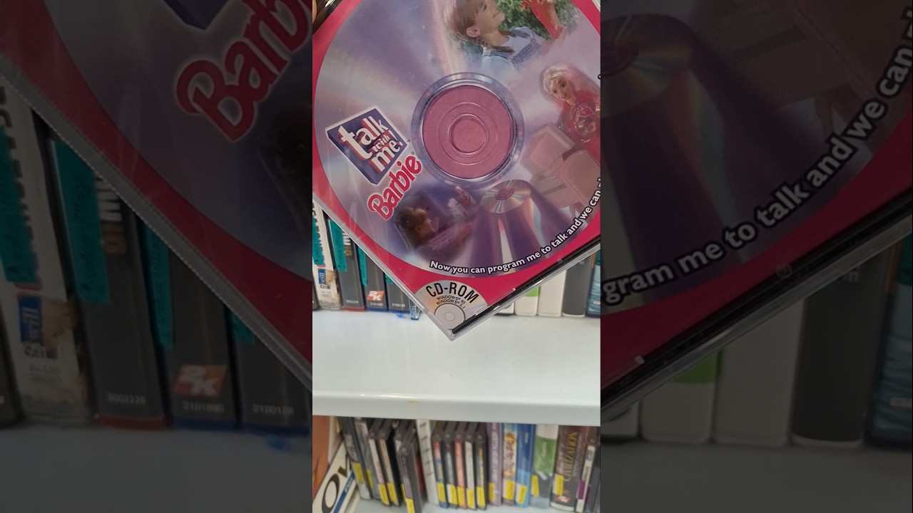 CD-ROM "Talk with Me Barbie" doll released 1997 collectible item 