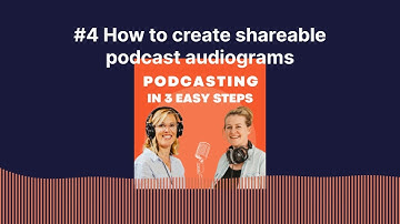 #4 How to create shareable podcast audiograms | Podcasting in 3 easy steps