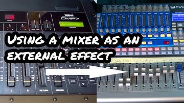 Using a mixer as an external effect - on another mixer | Quick tip #4