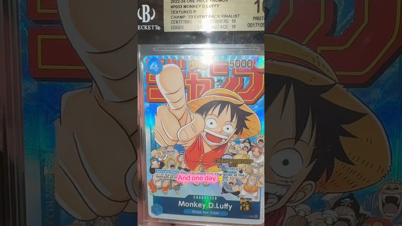 The One Piece 2023 Championship Event Pack Finalist Collection 
