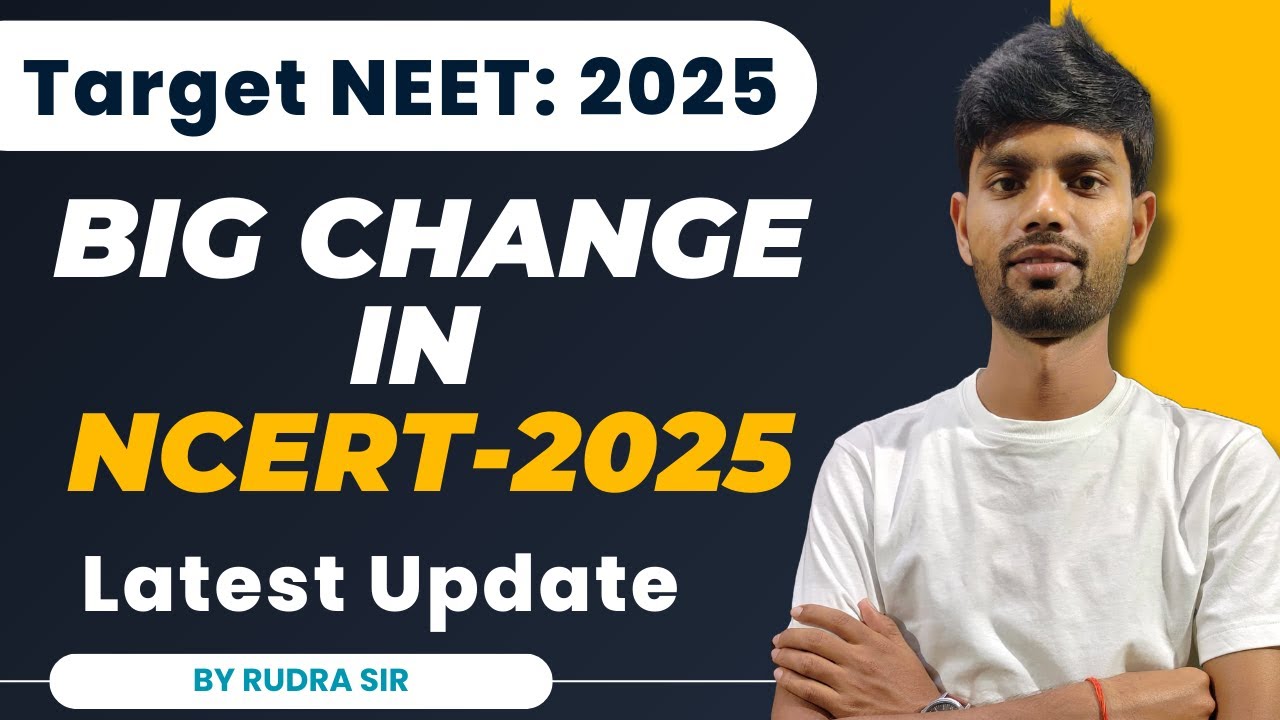 NEET 2025 | NEET Update | NTA Latest Update | Big NCERT Changes for ...