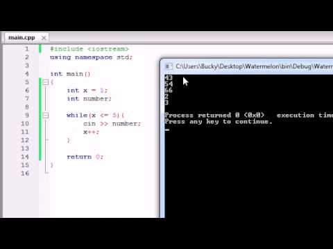c++ simple program using loop.flv