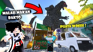 PARA YOUTUBER DI USIR VILLAGER KARENA BATAL PUASA RAHMADAN ! KENA AZAB DI KEJAR GODZILLA DJJAL !