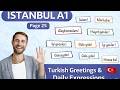 Turkish Greetings & Daily Expressions | Istanbul A1 Page 25 🇹🇷 Selamlaşma للمبتدئين
